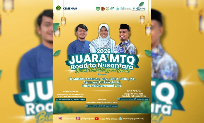 Kemenag RI Hadirkan Juara MTQ Dunia di Bima