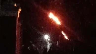 Kebakaran Kabel Listrik di Kelurahan Sadia Bima Diduga Akibat Korsleting