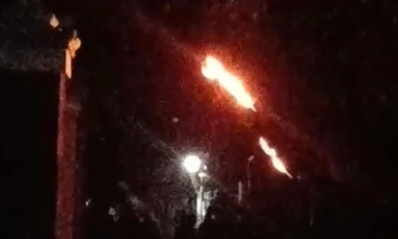 Kebakaran Kabel Listrik di Kelurahan Sadia Bima Diduga Akibat Korsleting