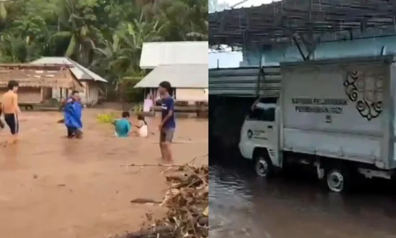 Ratusan Rumah dan Dapur MBG Terendam Banjir Sambelia