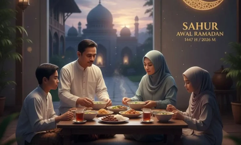 Jadwal Imsakiyah Ramadan 1447 H di NTB Sahur