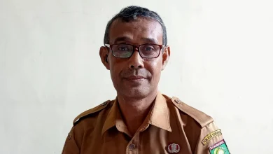 Sekretaris Dinas Ketahanan Pangan Kabupaten Sumbawa Syaihuddin Stok Beras Pangan