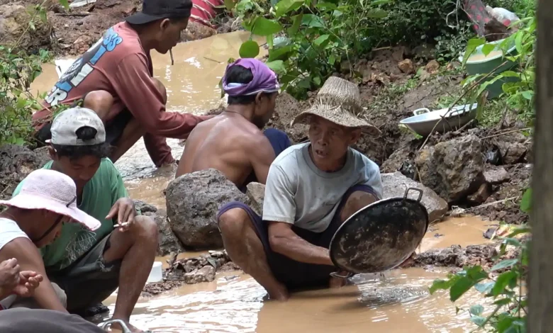 Aktivitas Tambang Ilegal di Desa Serage Lombok Tengah