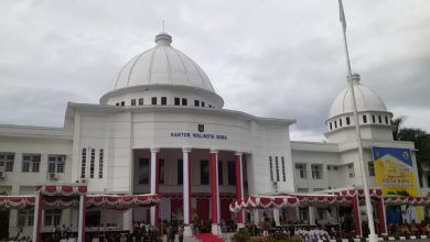 Kantor Wali Kota Bima di Jalan Soekarno - Hatta.