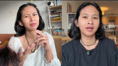 Kolase foto awardee LPDP, Dwi Sasetyaningtyas tuai sorotan publik setelah ucapan “Cukup Saya WNI, Anak Jangan” viral.