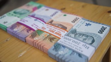 Ilustrasi hasil penukaran uang baru 2026.