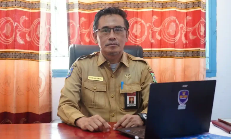 Kepala Dinas Komunikasi, Informatika dan Statistik (Diskominfotik) Kota Bima, Muhammad Hasyim.