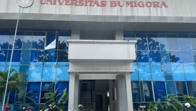 Gedung Universitas Bumigora di Jalan Ismail Marzuki, Cilinaya, Cakranegara, Kota Mataram.