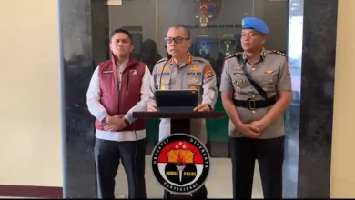Konferensi Pers Penetapan Tersangka Kasat Resnarkoba Polres Bima Kota