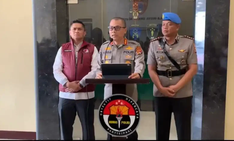 Konferensi Pers Penetapan Tersangka Kasat Resnarkoba Polres Bima Kota