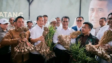 Mentan RI Kunjungi Kawasan Pertanian Bawang Putih Sembalun