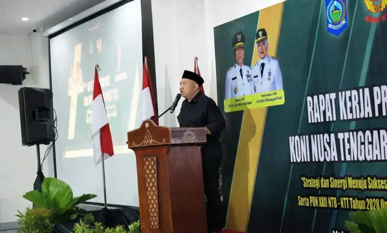 Wakil Ketua Komisi X DPR RI Lalu Hadrian Irfani SK Tuan Rumah PON XXII 2028 NTB-NTT