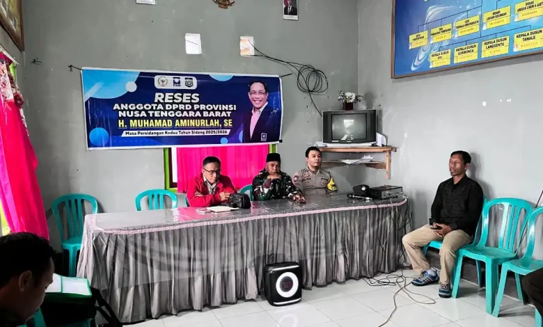 Reses Anggota DPRD NTB Muhammad Aminurlah Maman