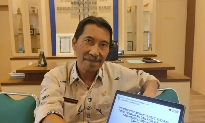 Kepala Dinas Dikbud Lombok Barat Lobar Najamuddin