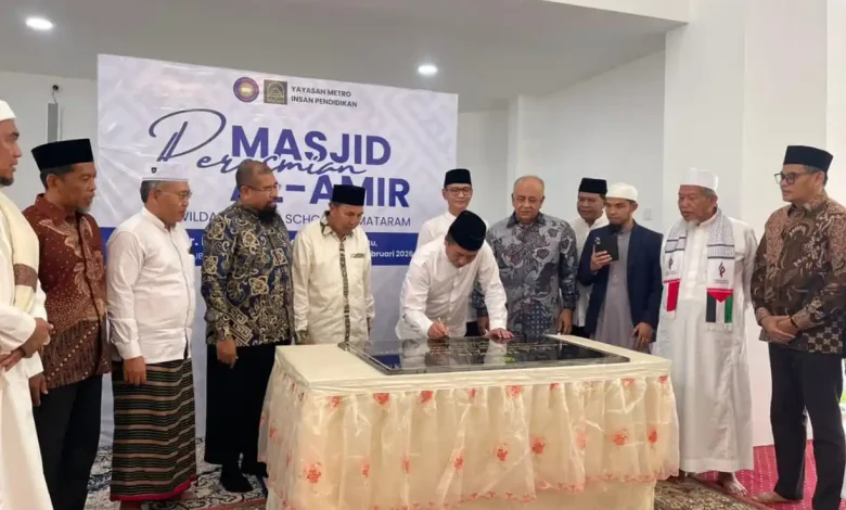 Al-Wildan Islamic School 20 Mataram Resmikan Masjid Al-Amir