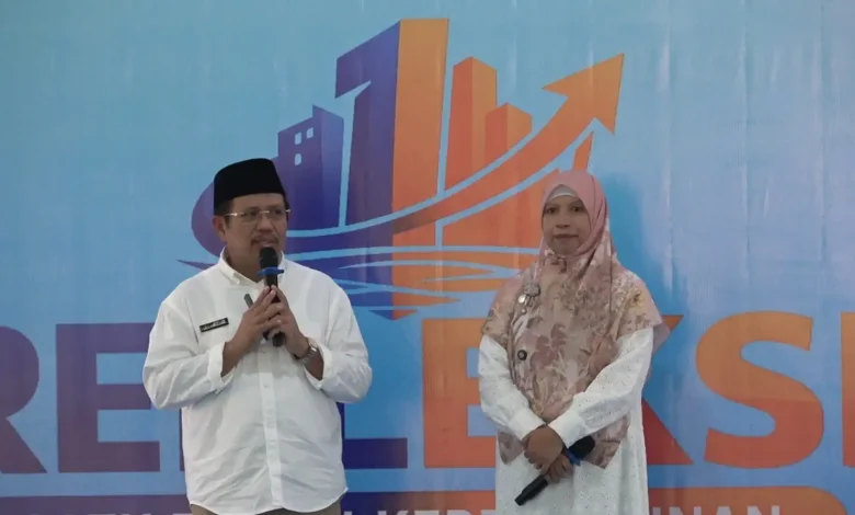 Bupati dan Wakil Bupati Lombok Barat Lalu Ahmad Zaini Nurul Adha LazAdha