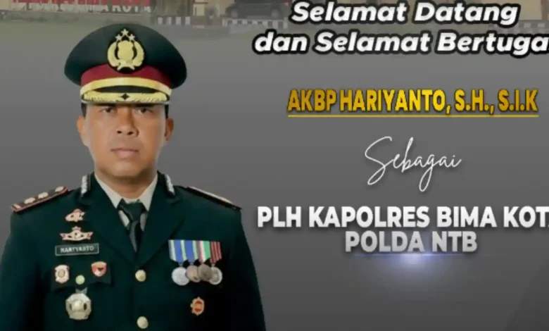 Plh Kapolres Bima Kota AKBP Hariyanto