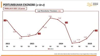 Grafik pertumbuhan ekonomi NTB 2025
