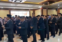 Pelantikan pejabat eselon III dan IV lingkup Pemprov NTB