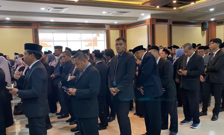 Pelantikan pejabat eselon III dan IV lingkup Pemprov NTB