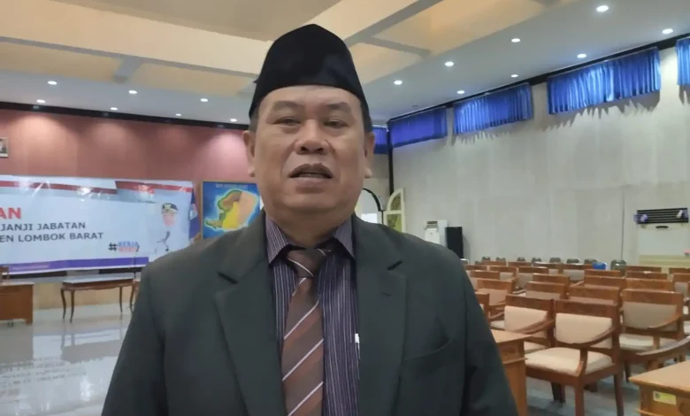Penjabat Sekretaris Daerah Lombok Barat Akhmad Saikhu Pejabat Pemkab