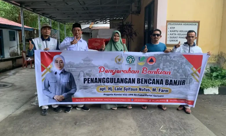Lale Syifaun Salurkan Ratusan Paket Bantuan ke Warga Terdampak Banjir Lombok Timur