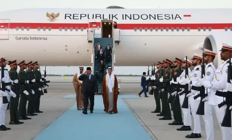 Prabowo Tiba di Abu Dhabi