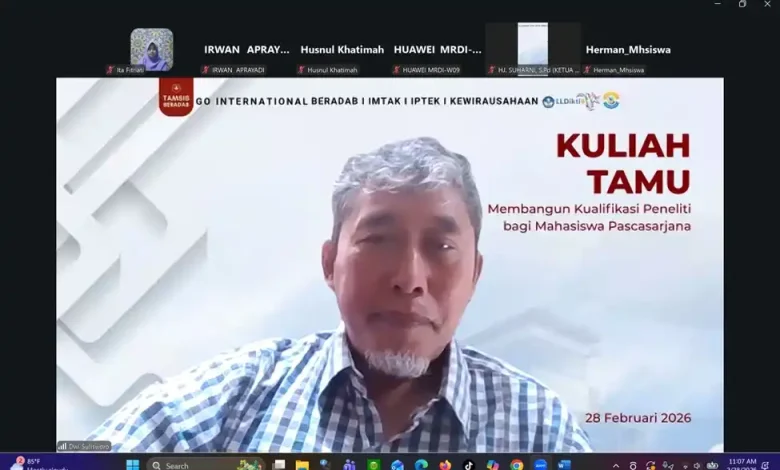 Kuliah Tamu Program Studi S2 Pedagogi STKIP Taman Siswa Bima