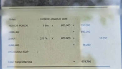 Penghasilan PPPK Paruh Waktu Lotim Hanya Rp650 Ribu Diwajibkan Potong Zakat