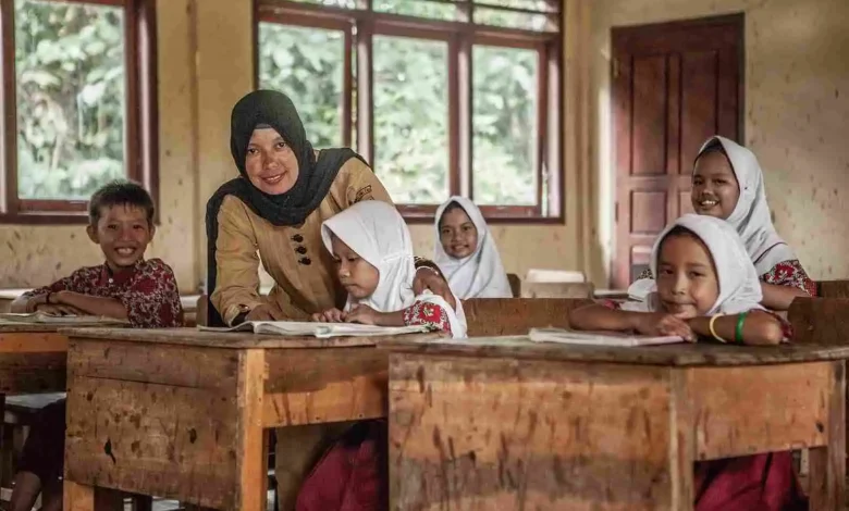 Ilustrasi guru honorer