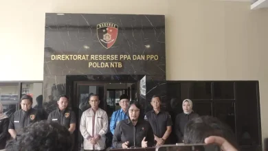 Konferensi Pers Polda NTB Kasus Oknum Pimpinan Ponpes di Sukamulia Lotim