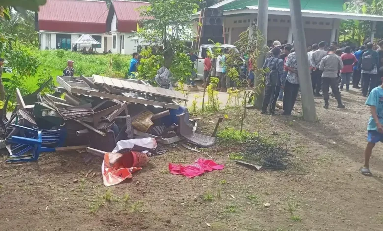 Dugaan Perusakan Kantor Desa Pansor KLU