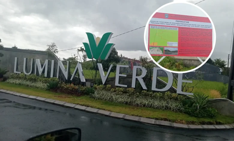 Dinas PUPR Mataram Hentikan Pembangunan Perumahan Lumina Verde
