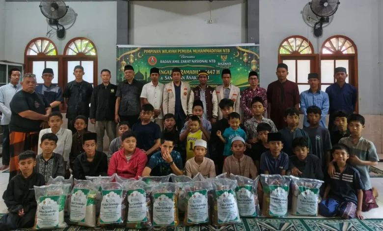 PWPM NTB bersama Baznas NTB Gelar Pengajian Ramadan 1447 H dan Santunan Anak Yatim di Panti Asuhan Muhammadiyah Mataram