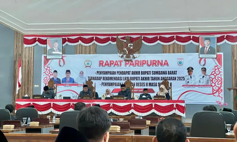 Penyampaian LKPJ Bupati KSB Amar Nurmansyah