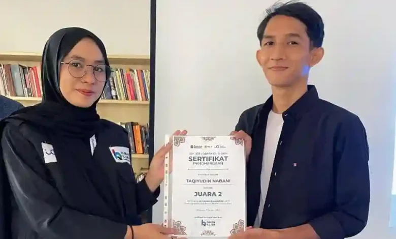 Mahasiswa Program Studi Ilmu Komunikasi Fakultas Hukum dan Ilmu Sosial dan Politik Universitas Mataram (FHISIP Unram), Taqiyudin Nabani.