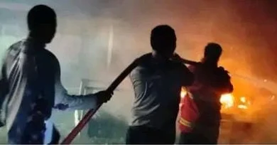 Kebakaran di Labuhan Aji Sumbawa