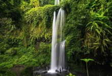 Air Terjun Sendang Gile Lombok Utara Libur Lebaran