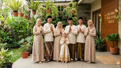 10 Prompt Gemini AI Foto Lebaran bersama Keluarga