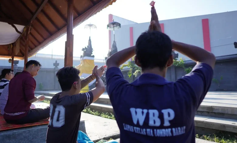 Warga Binaan Lapas Lombok Barat Remisi Nyepi 2026