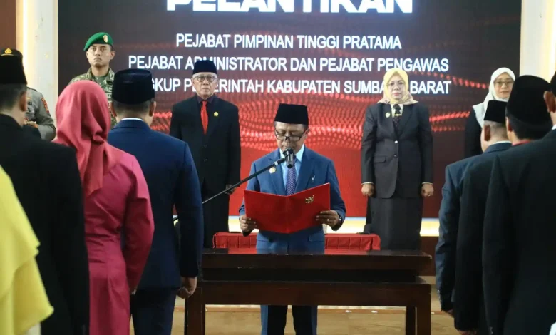 Bupati Amar Lantik 41 Pejabat KSB