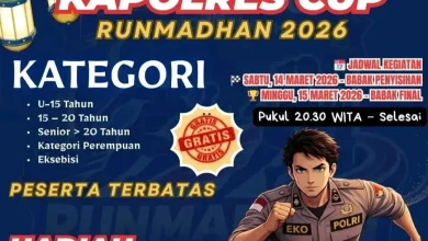 Polres Lombok Tengah Gelar Lomba Lari Runmadhan 2026