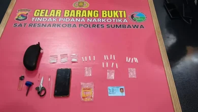 Polres Sumbawa Gagalkan Peredaran 20 Poket Sabu di Wilayah Lunyuk