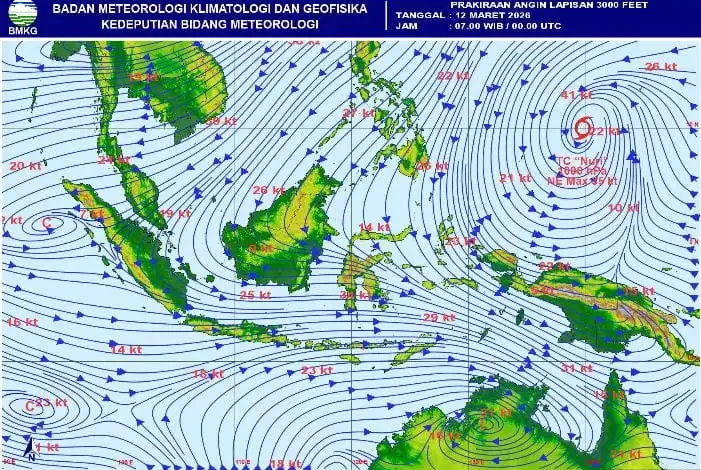BMKG Peluang Hujan Lebat di Sumbawa