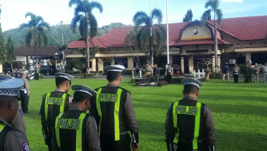 Apel Persiapan Pengawalan Mudik 2026 Polres Lombok Barat