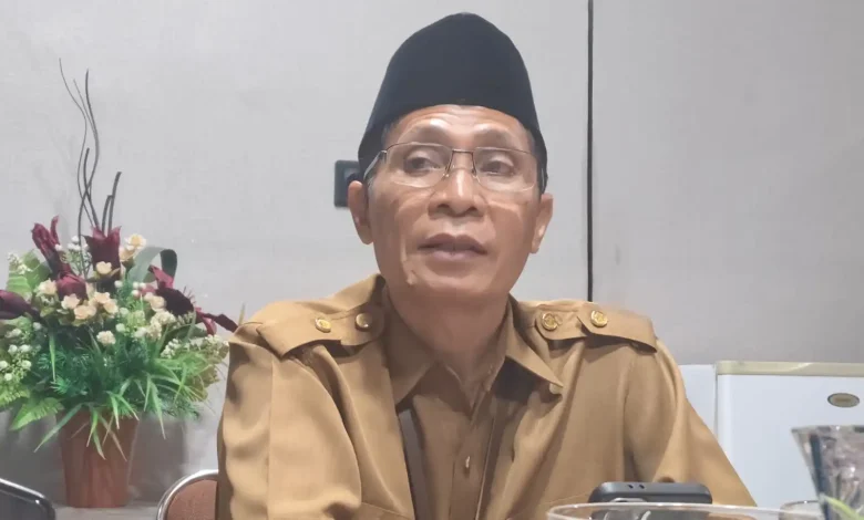 Plt Kepala Dinas Tenaga Kerja Kota Mataram Miftahurrahman Pemkot PMI