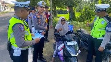 Sosialisasi Sat Lantas Polres Lombok Barat