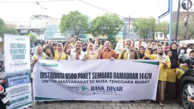 Bank Dinar dan MIM Foundation Salurkan 9.000 Paket Sembako se-NTB