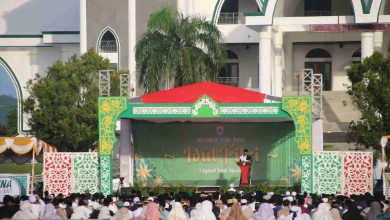 Salat Idulfitri di Kabupaten Sumbawa Barat