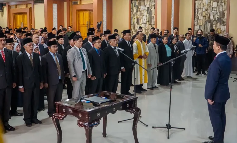 Pelantikan Pejabat Eselon III dan IV Pemprov NTB